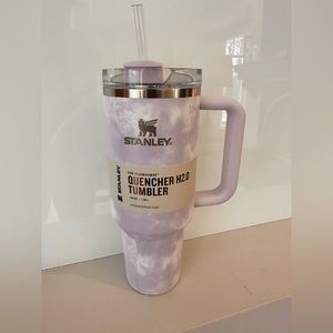 NWT Stanley Quencher H2.0 FlowState Tumbler, Wisteria Tie Dye
